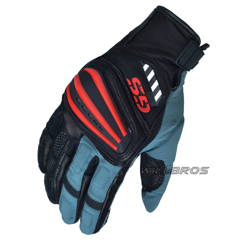 Motorcycle Rallye 4 GS Leather Gloves For BMW Motorrad Guantes Willbros Motor Motocross Racing Black Red Luvas Unisex Mens
Motorcycle Rallye 4 GS Leather Gloves For BMW Motorrad Guantes Willbros Motor Motocross Racing Black Red Luvas Unisex Mens