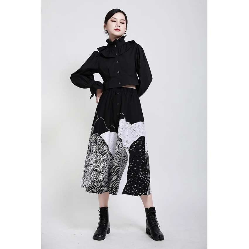 Wide Leg Palazzo Skirt for Women Harajuku Print A-line Japanese Style Kimono Clothing Streetwear Gothic Pants Female Skirt
Wide Leg Palazzo Skirt for Women Harajuku Print A-line Japanese Style Kimono Clothing Streetwear Gothic Pants Female Skirt