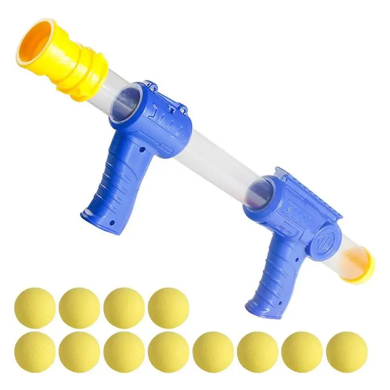 

Air Powered Children Interactive Aerodynamic Gun EVA Soft Bullet Air Shoot Gun Desktop Indoor Outdoor Shooting Game For Kids