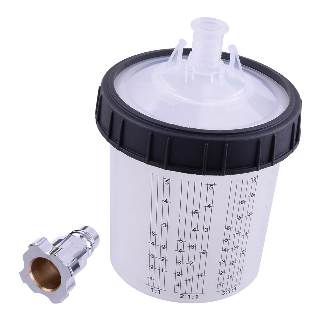 600ML Disposable Cup w/M16x2 External Thread Connector Adapter Accessories Fit For Spray
600ML Disposable Cup w/M16x2 External Thread Connector Adapter Accessories Fit For Spray