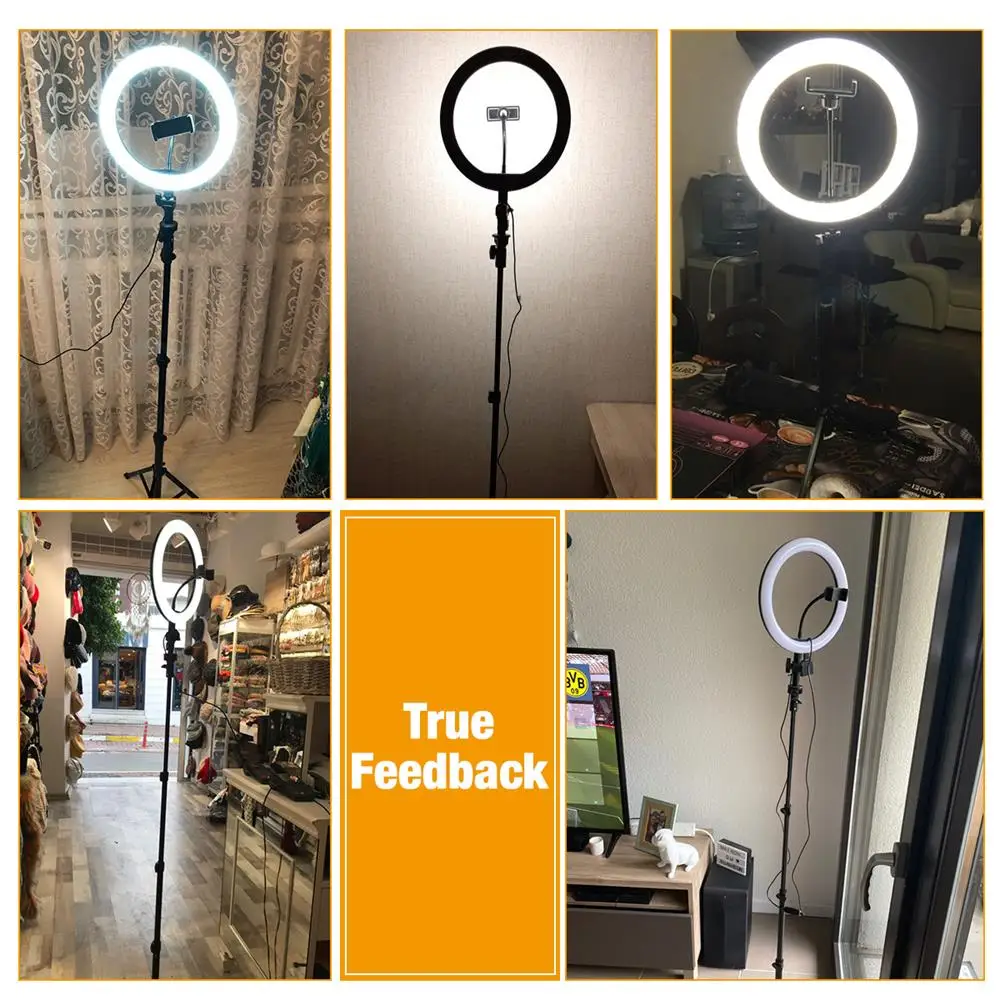 LED Ring Light 10-inch with Tripod Stand Selfie Ringlight Video Photpgraphy Lamp for Youtube Makeup Video Live Lighting Shooting
LED Ring Light 10-inch with Tripod Stand Selfie Ringlight Video Photpgraphy Lamp for Youtube Makeup Video Live Lighting Shooting