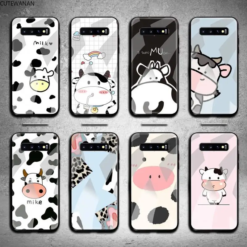Cute cow milk Phone Case Tempered Glass For Samsung S20 Plus S7 S8 S9 S10 Note 8 9 10 Plus
Cute cow milk Phone Case Tempered Glass For Samsung S20 Plus S7 S8 S9 S10 Note 8 9 10 Plus