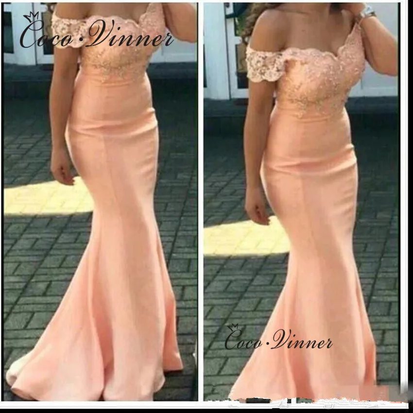 V neck Off Shoulder Satin Wedding Party Dress Custom Made Color Mermaid Design Bridesmaid Evening Formal Dresses E8016
V neck Off Shoulder Satin Wedding Party Dress Custom Made Color Mermaid Design Bridesmaid Evening Formal Dresses E8016