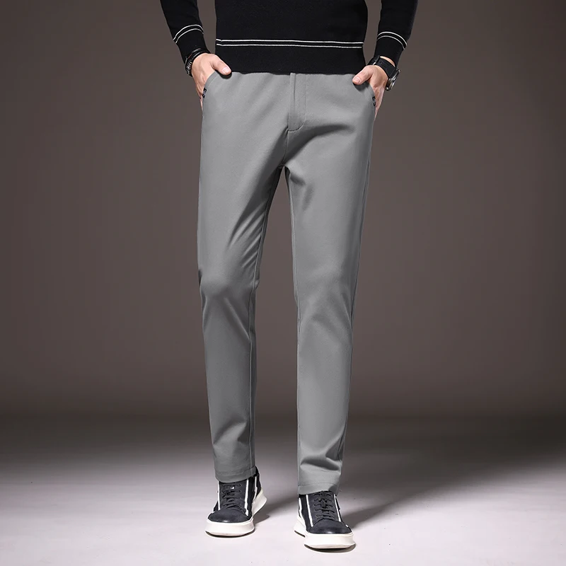 Men's fitted slim-fitting casual pants high-quality cotton 2021 spring classic brand fashion classic pocket solid color trousers
Men's fitted slim-fitting casual pants high-quality cotton 2021 spring classic brand fashion classic pocket solid color trousers