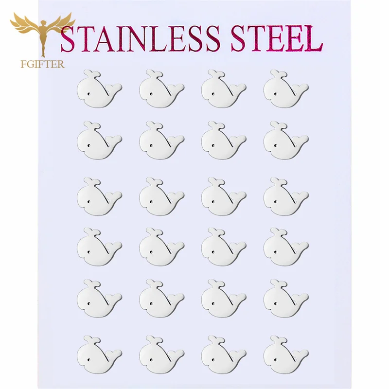 Seabed Animal Stud Earrings Cute Whale Mini Earrings Stainless Steel Woman Accessory Simple Korean Style Hot Selling Ear Jewelry
Seabed Animal Stud Earrings Cute Whale Mini Earrings Stainless Steel Woman Accessory Simple Korean Style Hot Selling Ear Jewelry