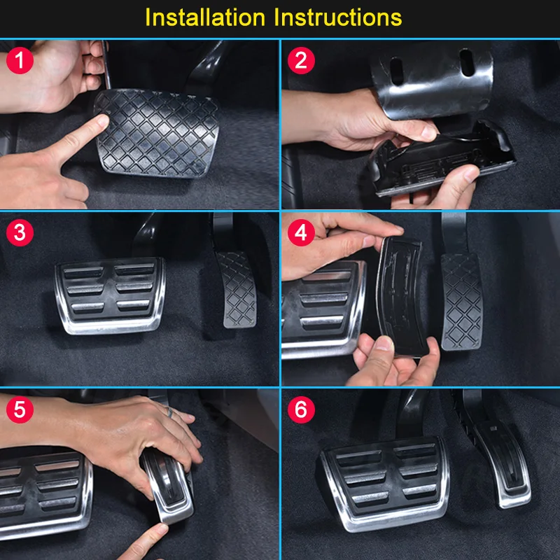Steel Gas Brake Pedal Cover Cap Set Accessories For Audi A4 B8 A5 A6 A7 A8 Q5 Porsche Macan
Steel Gas Brake Pedal Cover Cap Set Accessories For Audi A4 B8 A5 A6 A7 A8 Q5 Porsche Macan