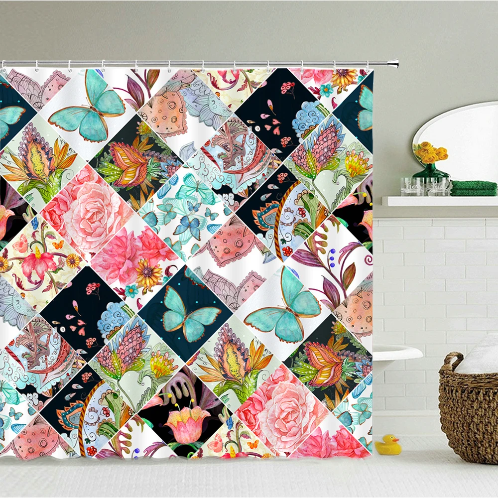 3D Flower Plant Blossom Lavender Shower Curtains Bathroom Curtain Frabic Waterproof Polyester Bath Curtain With Hooks 240*180
3D Flower Plant Blossom Lavender Shower Curtains Bathroom Curtain Frabic Waterproof Polyester Bath Curtain With Hooks 240*180