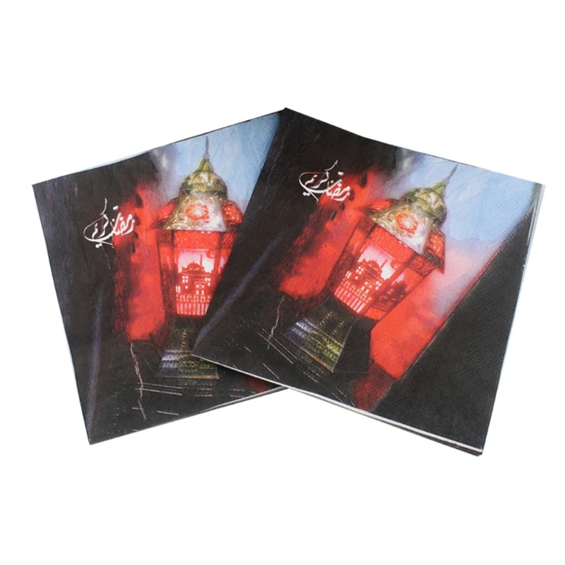 20 штук одноразовыми салфетками ткани Бумага ИД Мубарак счастливый Рамадан вечерние поставки 
20 штук одноразовыми салфетками ткани Бумага ИД Мубарак счастливый Рамадан вечерние поставки