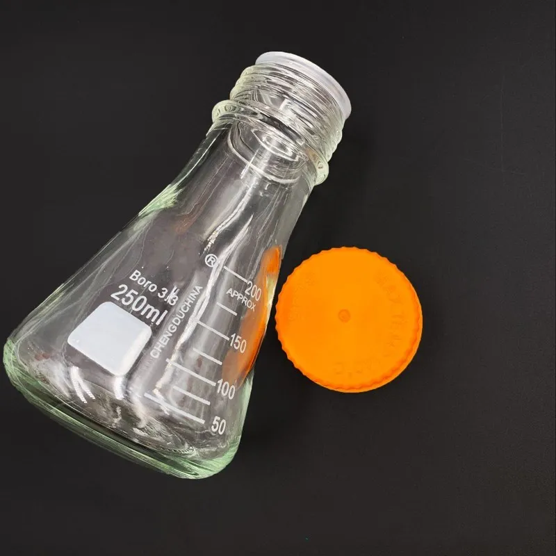 Spiral flask, thickened flask, conical flask with stopper, high borosilicate high temperature resistant glass reagent
Spiral flask, thickened flask, conical flask with stopper, high borosilicate high temperature resistant glass reagent