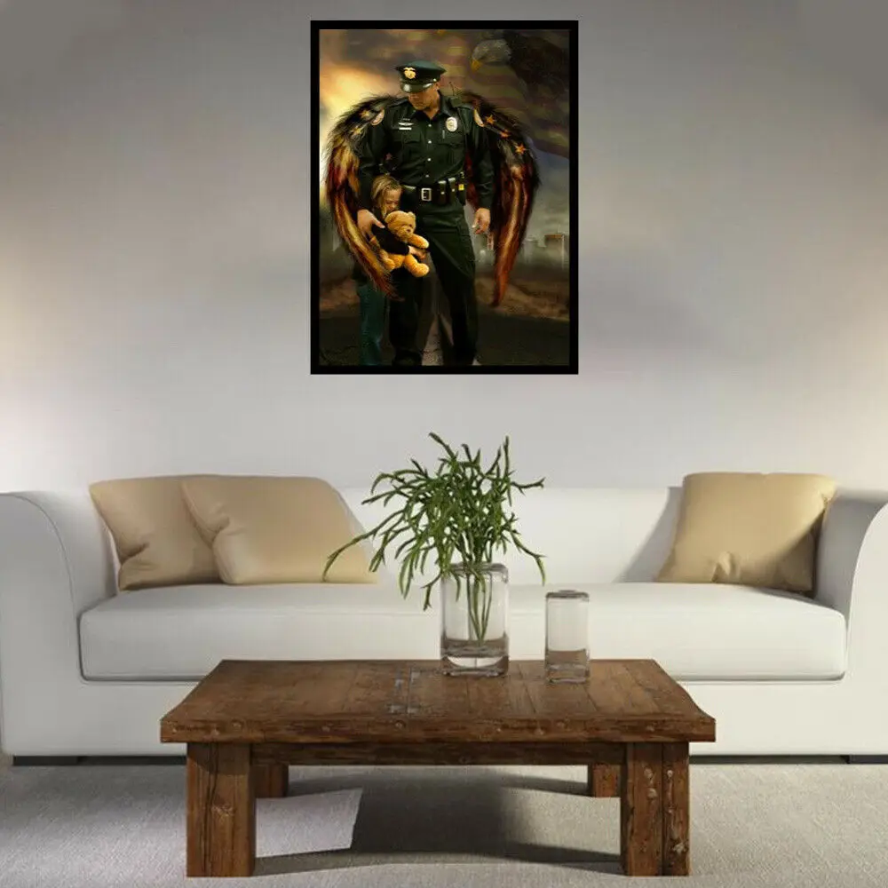 5D Diy Diamond Painting Cross Ctitch Kits Diamond Mosaic Embroidery 3d Court American polic Wings Flag Painting Round Drill Gift
5D Diy Diamond Painting Cross Ctitch Kits Diamond Mosaic Embroidery 3d Court American polic Wings Flag Painting Round Drill Gift