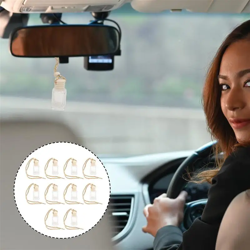 10Pcs Hanging Perfume Pendant Air Perfume Rearview Mirror Pendant Bottle Pendant for Rearview Mirror Car 
10Pcs Hanging Perfume Pendant Air Perfume Rearview Mirror Pendant Bottle Pendant for Rearview Mirror Car
