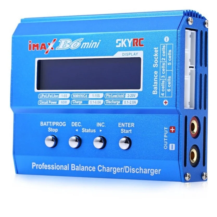 Original SKYRC IMAX B6 mini 60W Balance Charger Discharger for RC Helicopter nimh nicd Aircraft Intelligent Battery Charger
Original SKYRC IMAX B6 mini 60W Balance Charger Discharger for RC Helicopter nimh nicd Aircraft Intelligent Battery Charger