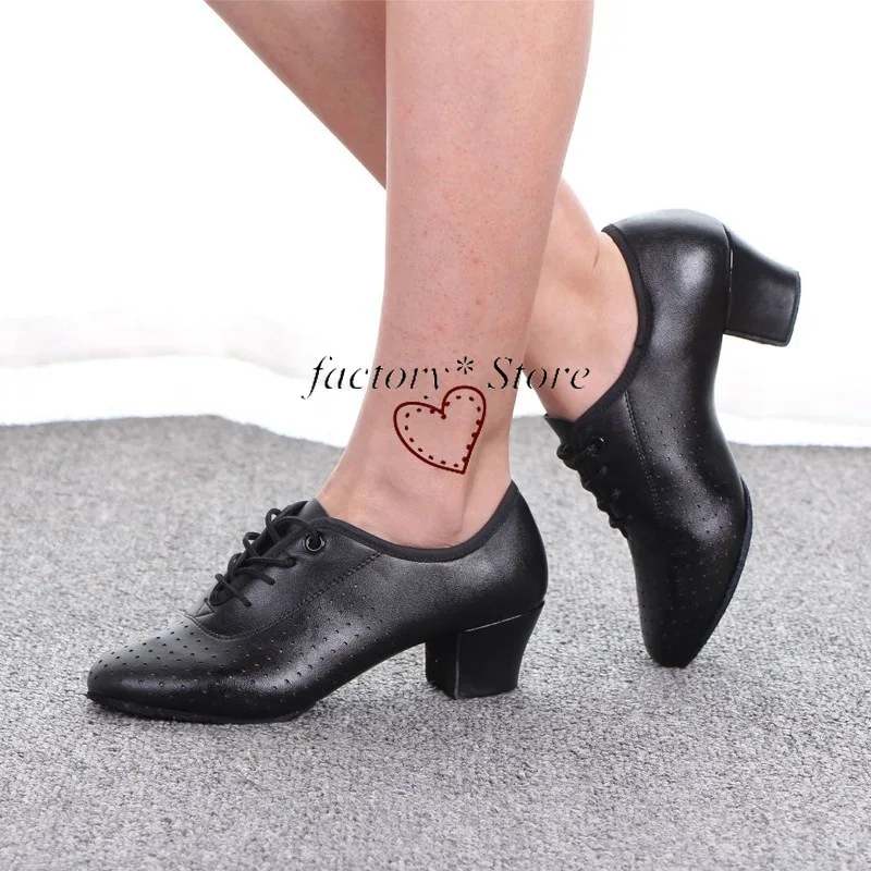 Women's Black Shoes Teachers Ballroom Dancing Shoes Teachers' Shoes Mid and Low Heel Soft
Women's Black Shoes Teachers Ballroom Dancing Shoes Teachers' Shoes Mid and Low Heel Soft