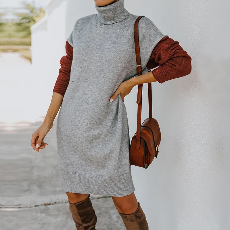 Short Warm Knitted Women's Autumn 2021 Dress Long Sleeve Loose Cotton Streetwear Fashion Casual Solid Clothing Turtleneck
Short Warm Knitted Women's Autumn 2021 Dress Long Sleeve Loose Cotton Streetwear Fashion Casual Solid Clothing Turtleneck
