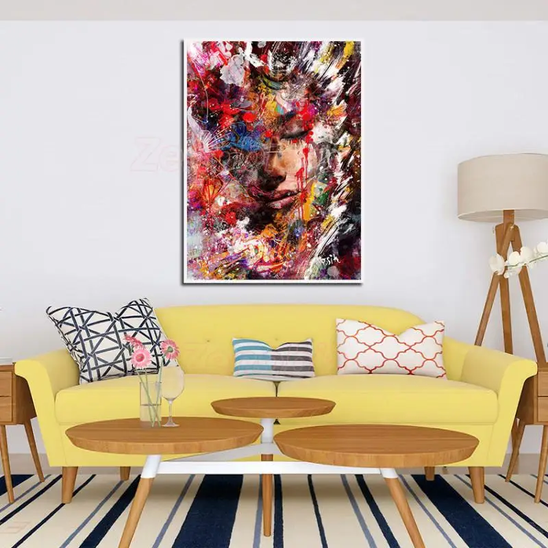 Abstract Poster Canvas Painting Colorful Human Face Home Decoration Hd Printing for Bedroom and Living Room Frameless
Abstract Poster Canvas Painting Colorful Human Face Home Decoration Hd Printing for Bedroom and Living Room Frameless