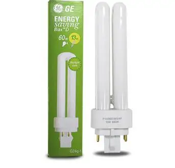 Двойной BIAX 18 Вт F18DBX/827 F18DBX/865 2 шпильки компактный fluorescnet лампы 18W827 2700K 18W/865 6500K