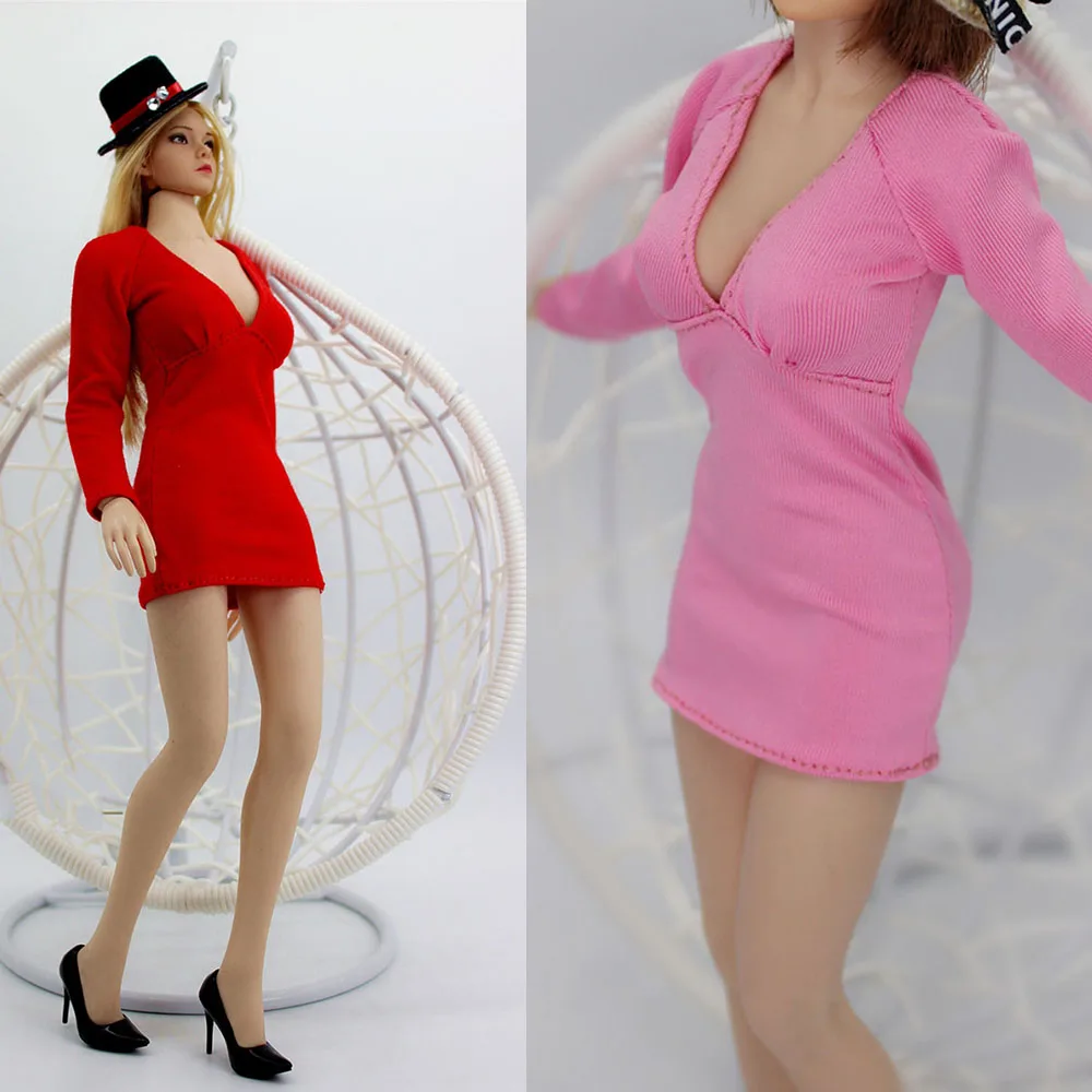 1/6 Scale Sexy Deep V Hip Skirt Long-Sleeved Dress Hanging Basket Bag Model for 12 inches Female Action Figure
1/6 Scale Sexy Deep V Hip Skirt Long-Sleeved Dress Hanging Basket Bag Model for 12 inches Female Action Figure