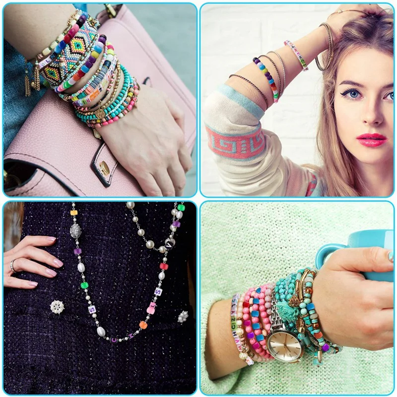 1000Pcs Bracelet Making Beads ABC Beads Pony Beads Letter Alphabet Beads with 5000Pcs Glass Beads A-Z 26Letter Beads
1000Pcs Bracelet Making Beads ABC Beads Pony Beads Letter Alphabet Beads with 5000Pcs Glass Beads A-Z 26Letter Beads
