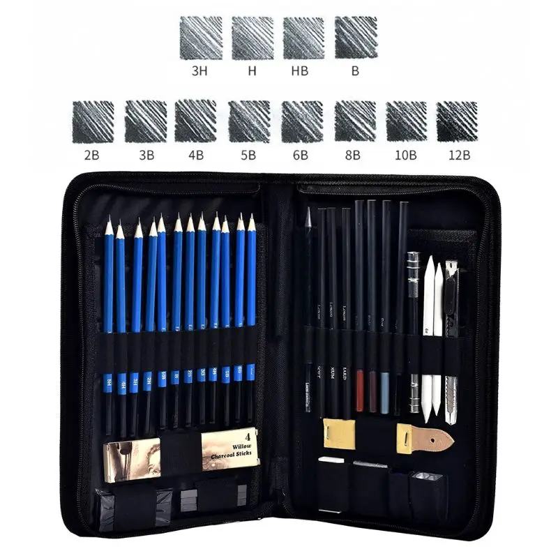 Sketching Pencils Set, Drawing Pencils and Sketch Kit, 40-Piece Complete Artist Kit Includes Graphite Pencils, Pastel Stick and
Sketching Pencils Set, Drawing Pencils and Sketch Kit, 40-Piece Complete Artist Kit Includes Graphite Pencils, Pastel Stick and
