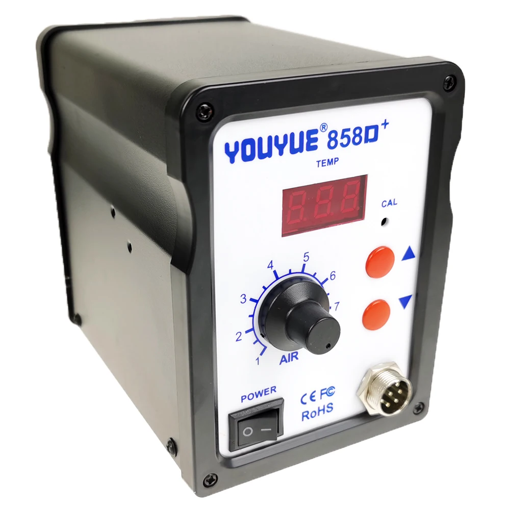 YOUYUE858D + пистолет горячего воздуха с цифровым дисплеем, пистолет горячего воздуха, сварочный Воздушный пистолет, сварочный стол
YOUYUE858D + пистолет горячего воздуха с цифровым дисплеем, пистолет горячего воздуха, сварочный Воздушный пистолет, сварочный стол