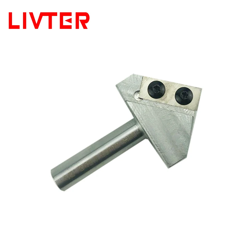 LIVTER Carbide Tipped V-Groove 90 Deg x 1/2 Shank replaceable blades 0.5inch Router Bit
LIVTER Carbide Tipped V-Groove 90 Deg x 1/2 Shank replaceable blades 0.5inch Router Bit