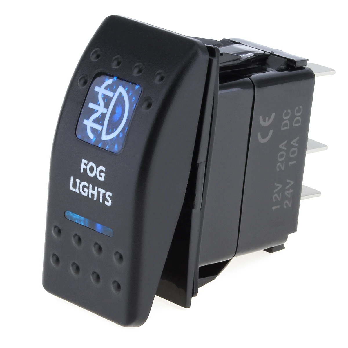 DC 12 / 24V Universal ABS Black Car Sales Waterproof Bar Carling Rocker Toggle Switch Blue LED Color Switch Fog Light
DC 12 / 24V Universal ABS Black Car Sales Waterproof Bar Carling Rocker Toggle Switch Blue LED Color Switch Fog Light