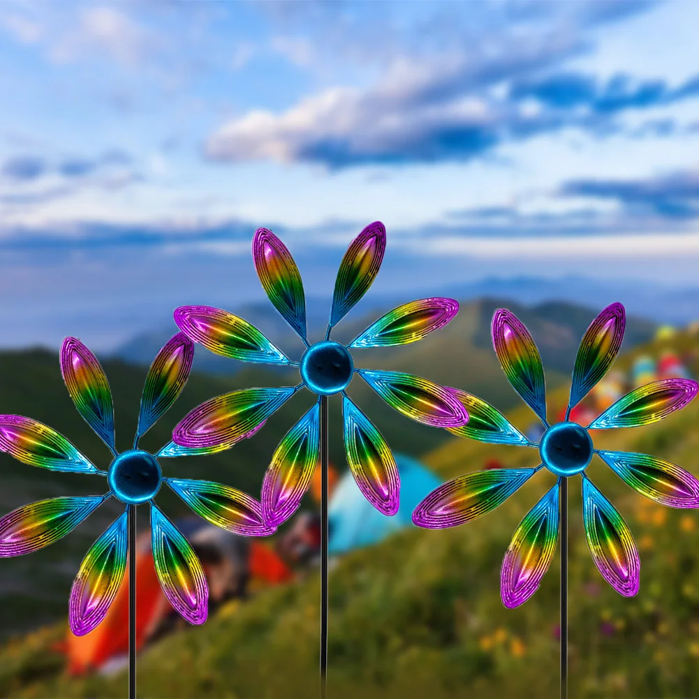 Windmill Outdoor Courtyard Wrought Iron Rotating Wind Spinner Landscape Decor Colorful DIY Handmade Class Wind Spinner
Windmill Outdoor Courtyard Wrought Iron Rotating Wind Spinner Landscape Decor Colorful DIY Handmade Class Wind Spinner