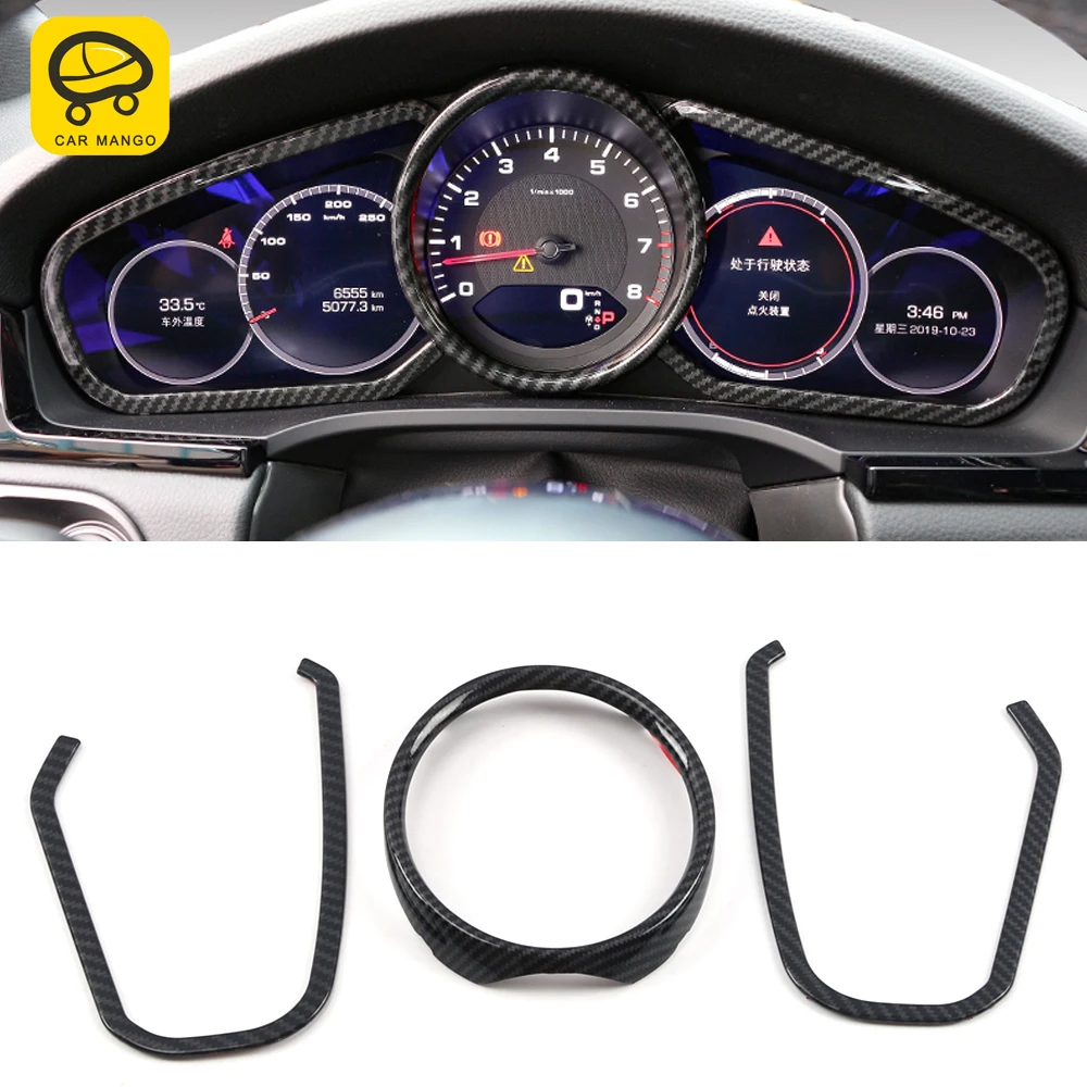 CarManGo Car Accessories Dashboard Instrument Panel Frame Trim Sticker Cover Interior Decoration for Porsche Cayenne 2018-2021
CarManGo Car Accessories Dashboard Instrument Panel Frame Trim Sticker Cover Interior Decoration for Porsche Cayenne 2018-2021