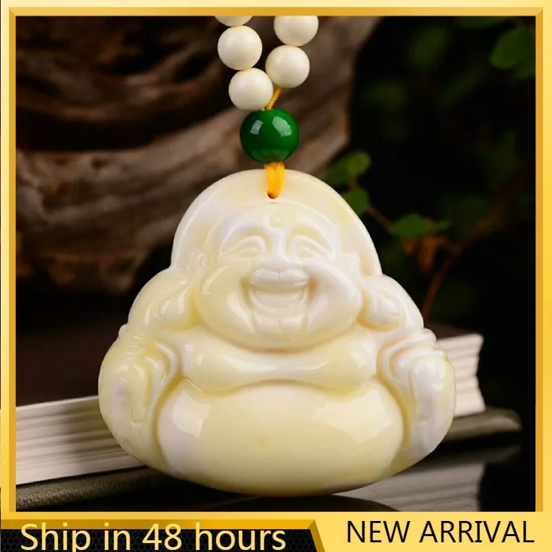 Russian White Flower Beeswax Pot-bellied Maitreya Pendant Female Laughing Buddha Sweater Chain Pendant Jewelry Pendant
Russian White Flower Beeswax Pot-bellied Maitreya Pendant Female Laughing Buddha Sweater Chain Pendant Jewelry Pendant