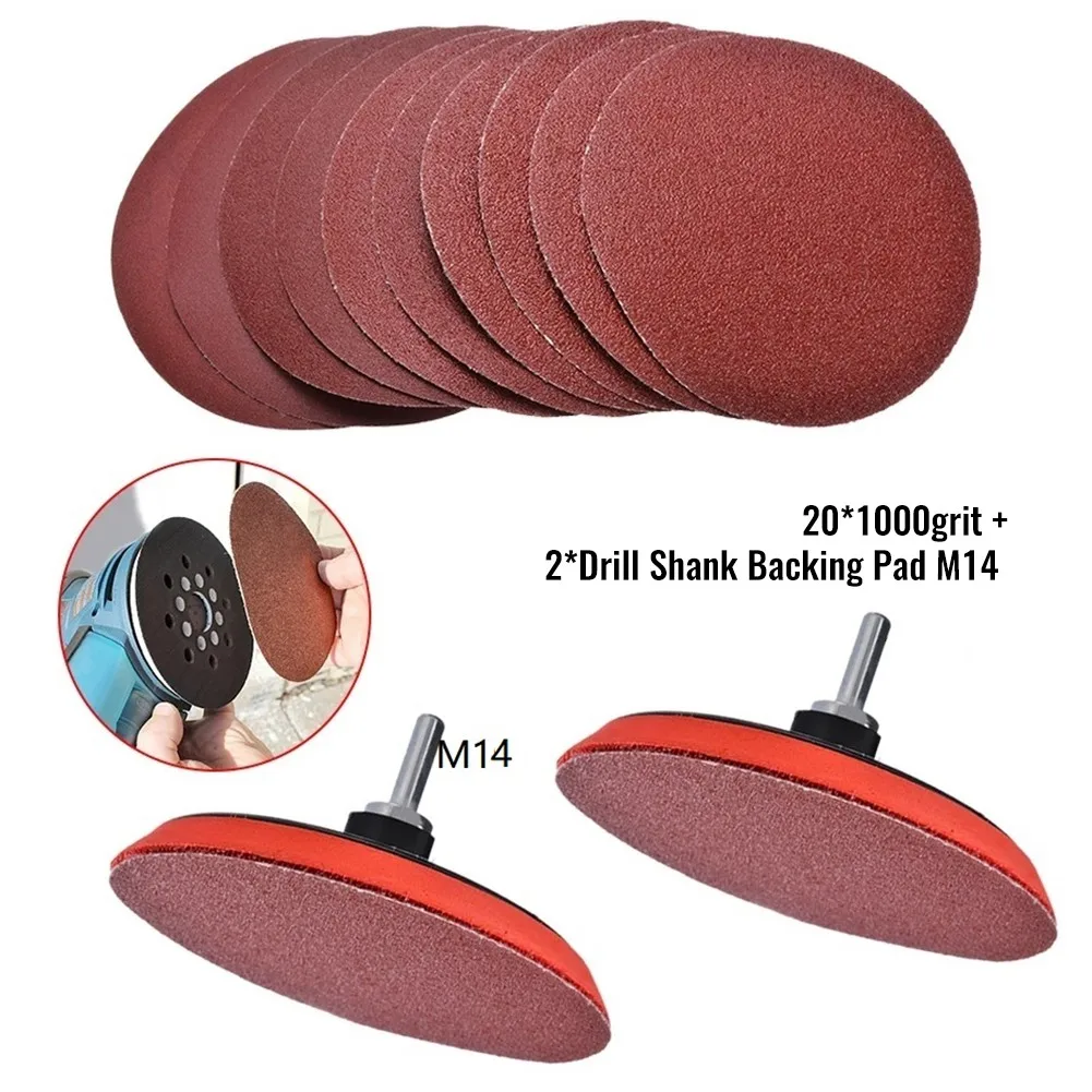 20 Pcs Sandpaper 125mm 2*Backing Pad 2* Connecting Rod Drill Adapter Kit Set For Polishing Cleaning Tools Accessories
20 Pcs Sandpaper 125mm 2*Backing Pad 2* Connecting Rod Drill Adapter Kit Set For Polishing Cleaning Tools Accessories