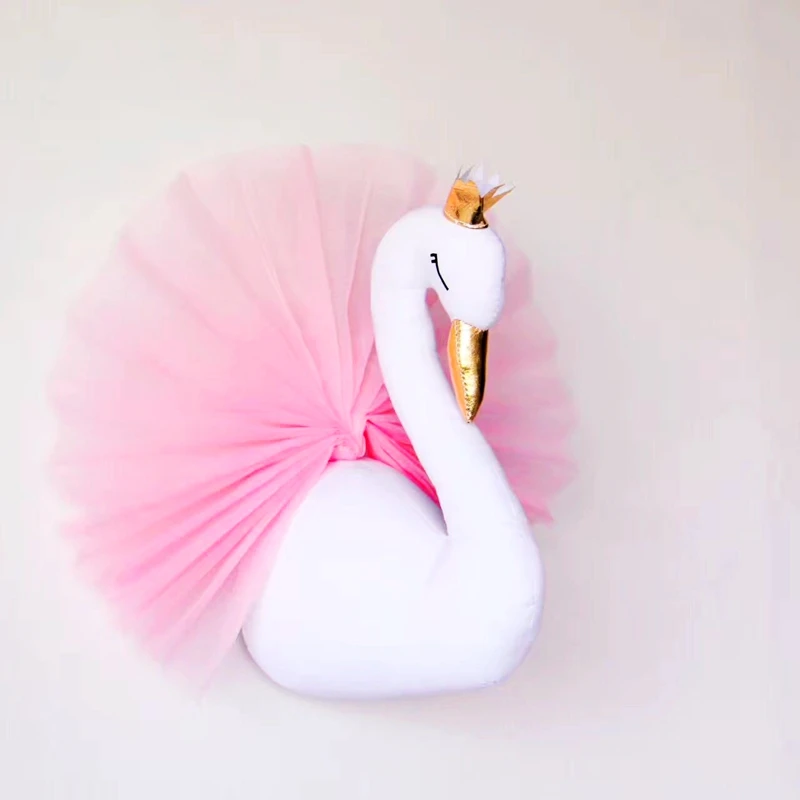 Kids Room Decoration 3D Animal Heads Swan Wall Hanging Decor For Children Room Nursery Room Decoration Soft Install Game House 
Kids Room Decoration 3D Animal Heads Swan Wall Hanging Decor For Children Room Nursery Room Decoration Soft Install Game House