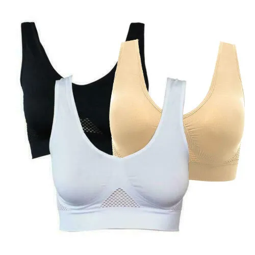 Fashion Women Lingerie Air Permeable Cooling Summer Sport Yoga Wireless Bra Solid Soft Push Up Underwear *3q
Fashion Women Lingerie Air Permeable Cooling Summer Sport Yoga Wireless Bra Solid Soft Push Up Underwear *3q