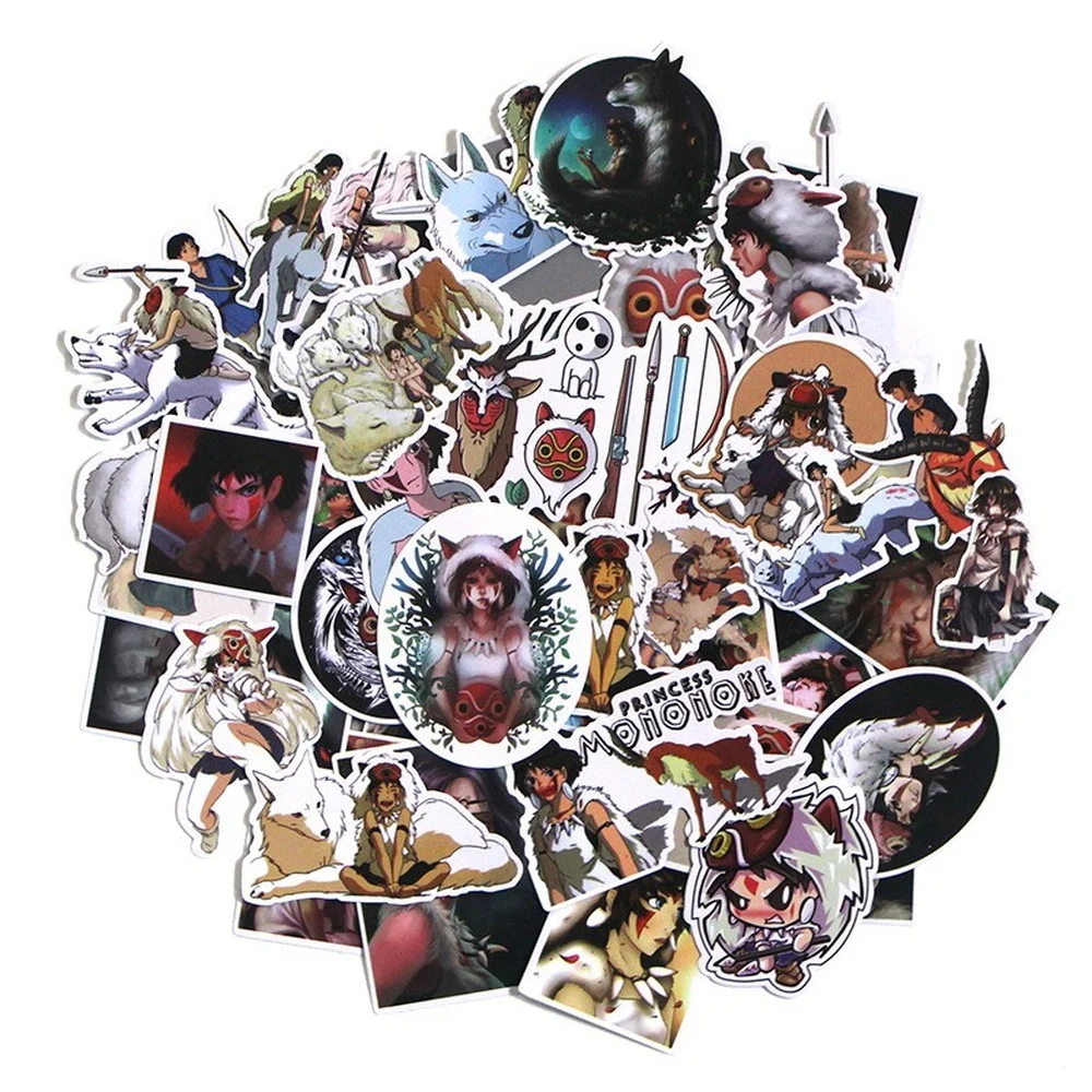 52pcs/set Princess Mononoke Doodle Sticker Kids DIY Skateboard Laptop Luggage Mobile Phone Bike Bicycle Waterproof Sticker
52pcs/set Princess Mononoke Doodle Sticker Kids DIY Skateboard Laptop Luggage Mobile Phone Bike Bicycle Waterproof Sticker