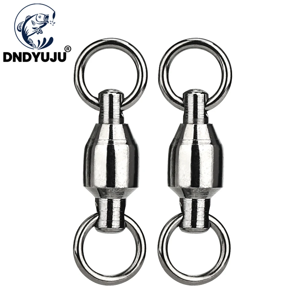 DNDYUJU 30pcs Fishing Swivel Solid Connector Ball Bearing Snap Swivels Rolling Stainless Steel Beads For Fishhook Lure 
DNDYUJU 30pcs Fishing Swivel Solid Connector Ball Bearing Snap Swivels Rolling Stainless Steel Beads For Fishhook Lure