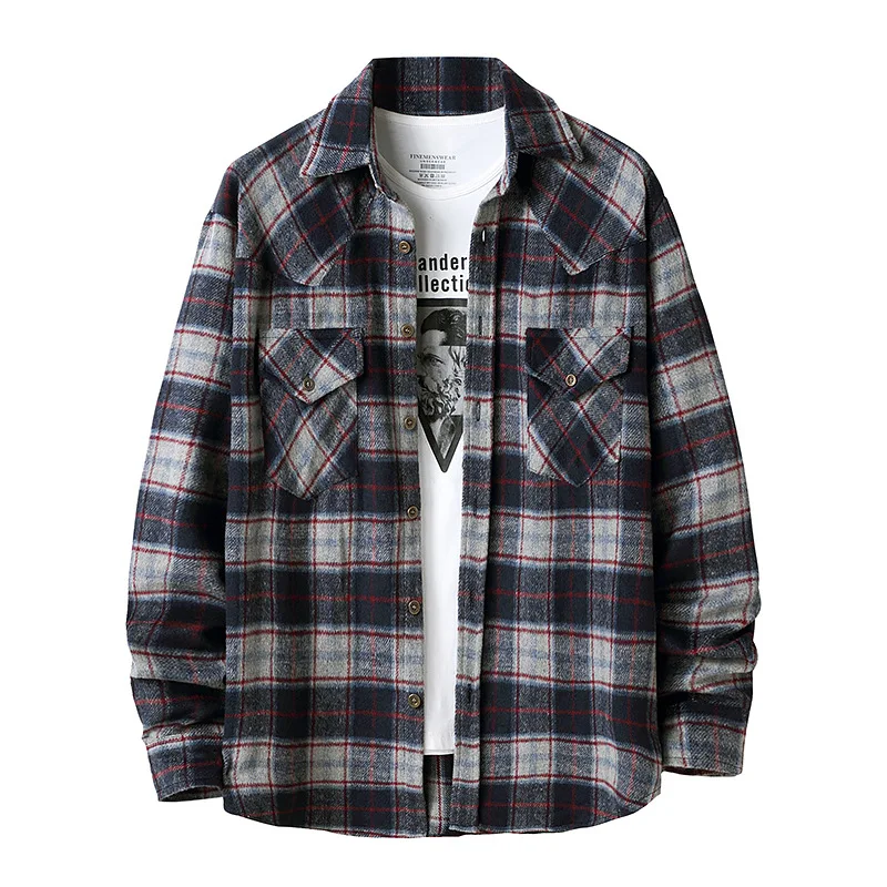 Flannel Plaid Shirt Men Cotton 2020 Spring Autumn New Male Casual Long Sleeve Shirt Plus size High Quality Warm Man Clothes
Flannel Plaid Shirt Men Cotton 2020 Spring Autumn New Male Casual Long Sleeve Shirt Plus size High Quality Warm Man Clothes