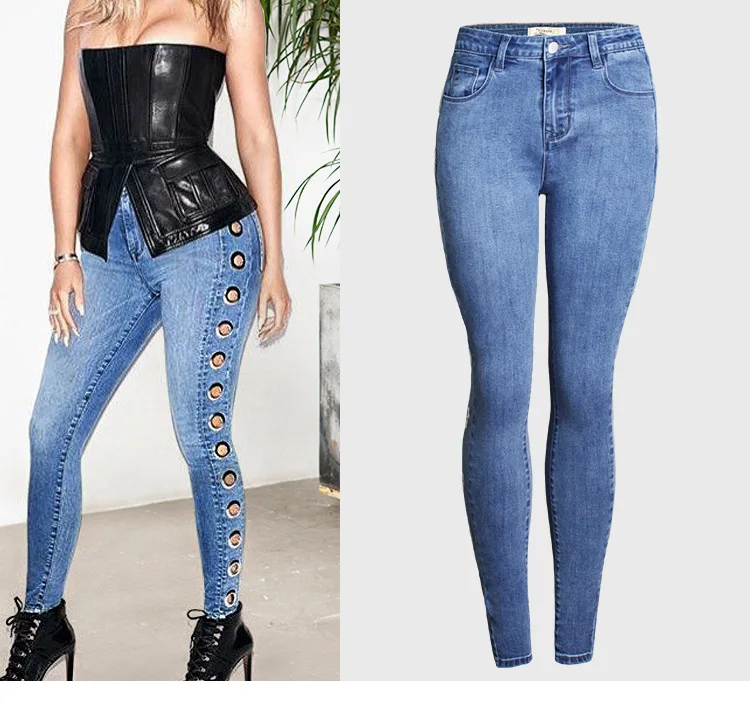 Woman High Waist Women Skinny Fashion Korean Washed Coated Denim Pencil Pants Stretch Jean Plus Size
Woman High Waist Women Skinny Fashion Korean Washed Coated Denim Pencil Pants Stretch Jean Plus Size
