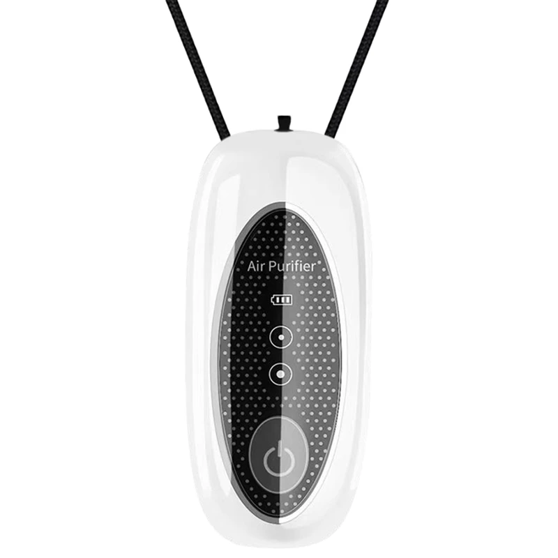 Personal Wearable Mini Portable 2-Speed Adjustable 1100mAh Battery Negative Ion Lavalier Hanging Neck Air Purifier
Personal Wearable Mini Portable 2-Speed Adjustable 1100mAh Battery Negative Ion Lavalier Hanging Neck Air Purifier
