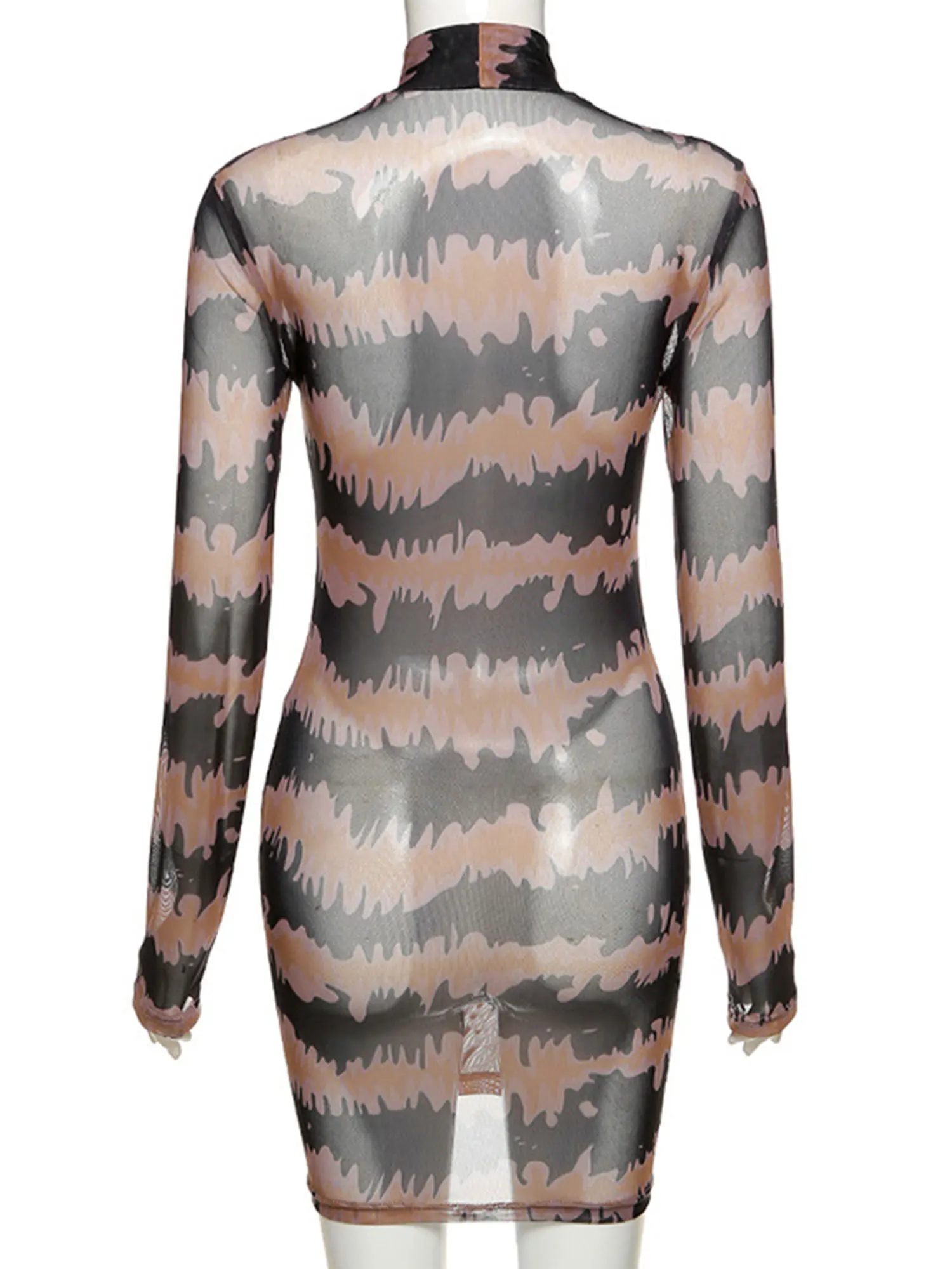 ZDHoor Women Mesh Printed See-Through Tight Dress Summmer Dress Ladies Fashion Bodycon Stretchy Mini Dresses Nightclub Costumes
ZDHoor Women Mesh Printed See-Through Tight Dress Summmer Dress Ladies Fashion Bodycon Stretchy Mini Dresses Nightclub Costumes