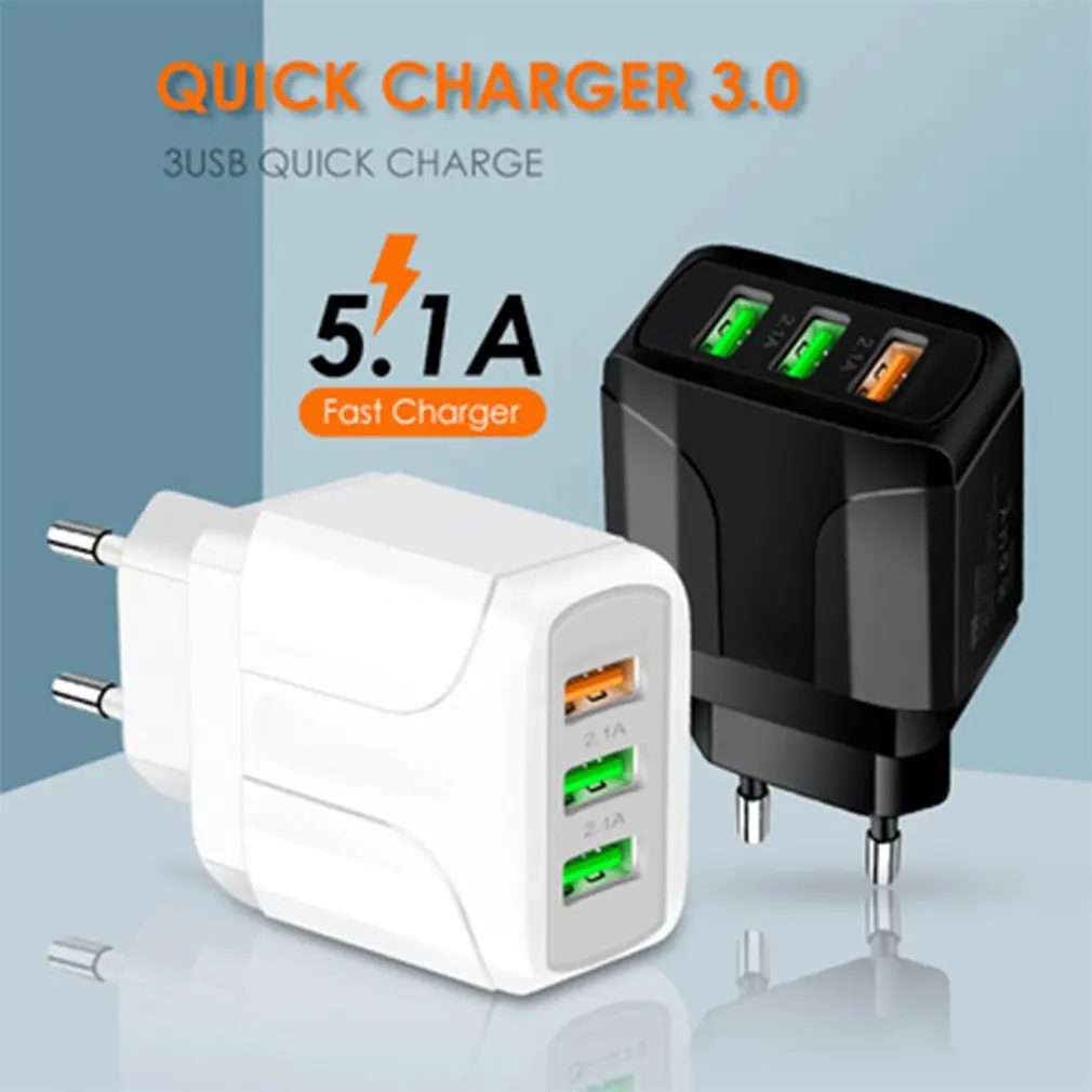 Portable Charger Plug 2.4A 3 Port Adapter Universal USB Charger Power Supply Travel 3 USB Port Charger Universal Adapter
Portable Charger Plug 2.4A 3 Port Adapter Universal USB Charger Power Supply Travel 3 USB Port Charger Universal Adapter