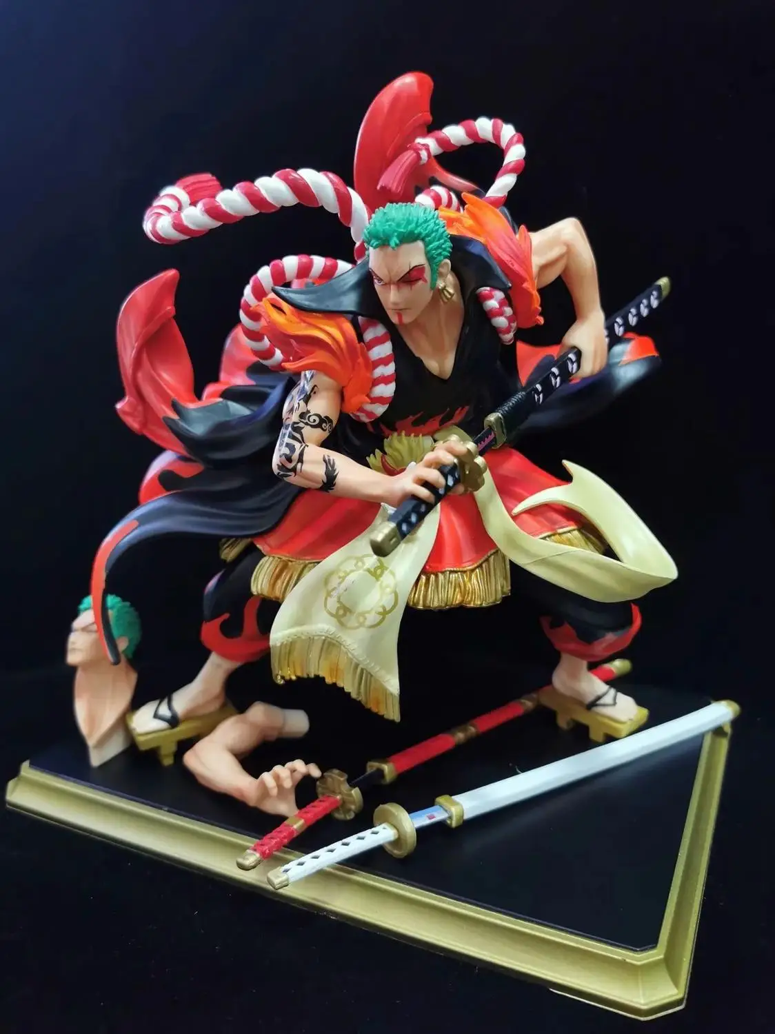 

Anime One Piece Creator X Creator Roronoa Zoro Kabuki Ver. GK PVC Action Figure Statue Collectible Model Toys Doll 24cm