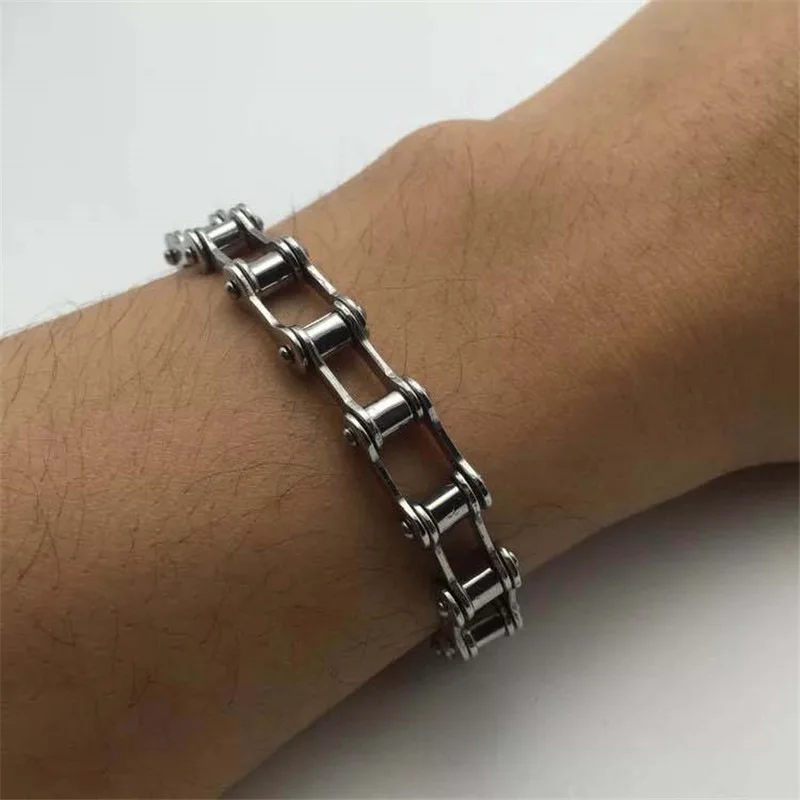 CHAIN BRACELET Bike LARGE BIKER GOTHIC STAINLESS STEEL BIKE bracelet jewelry 
CHAIN BRACELET Bike LARGE BIKER GOTHIC STAINLESS STEEL BIKE bracelet jewelry