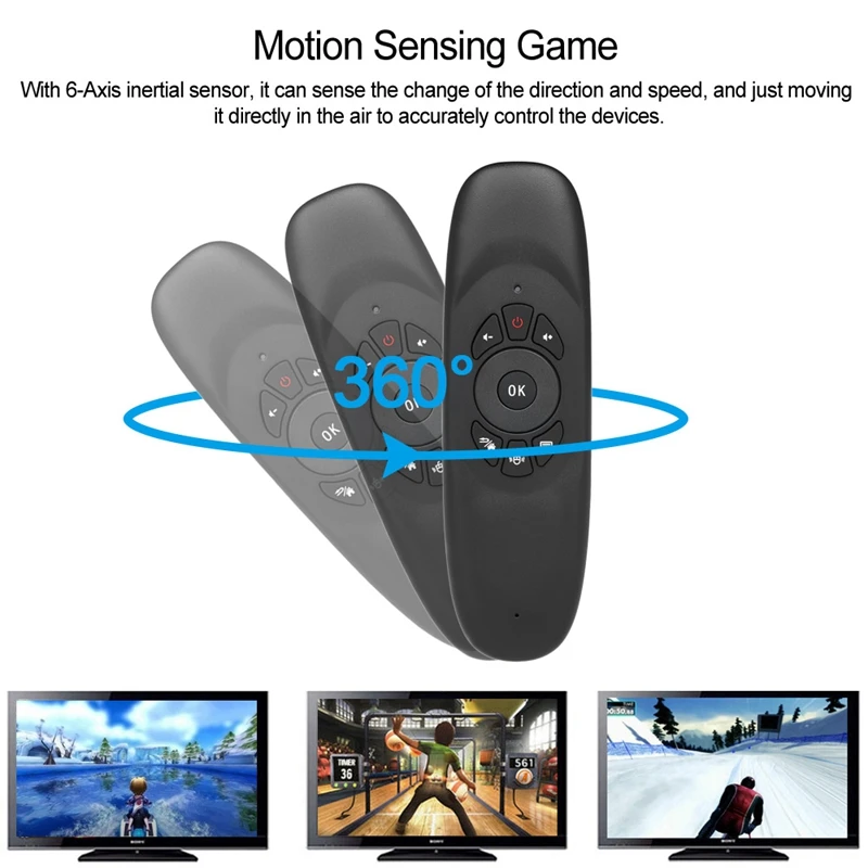 2.4G Air Mouse Wireless Keyboard Remote Control for Android TV Box Computer English Version 6 Axes Gyroscope
2.4G Air Mouse Wireless Keyboard Remote Control for Android TV Box Computer English Version 6 Axes Gyroscope