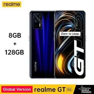 World Premiere realme GT 5G phone Global Version Snapdragon 888 65W
Super Dart Charge 120Hz 6.43" AMOLED 8GB 128GB NFC 4500mAh