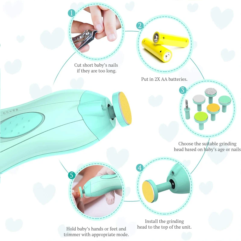 Gentle Baby Nail Trimmer Infant electric Toenails fingernails Clipper Kids Health Care Kit Newborn Free Shipping
Gentle Baby Nail Trimmer Infant electric Toenails fingernails Clipper Kids Health Care Kit Newborn Free Shipping