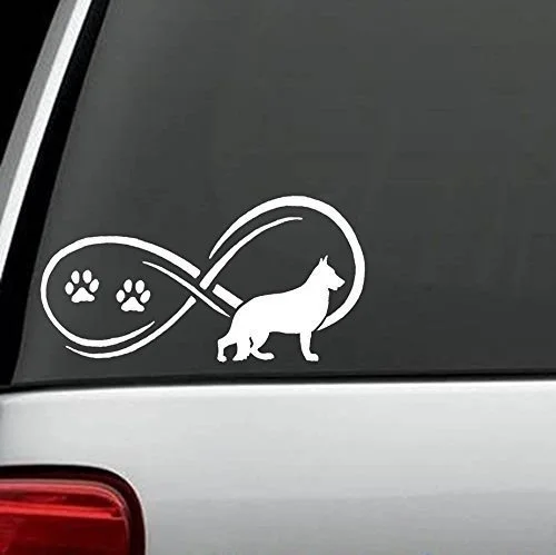 H1001 Infinity German Shepherd Dog Decal Sticker 
H1001 Infinity German Shepherd Dog Decal Sticker