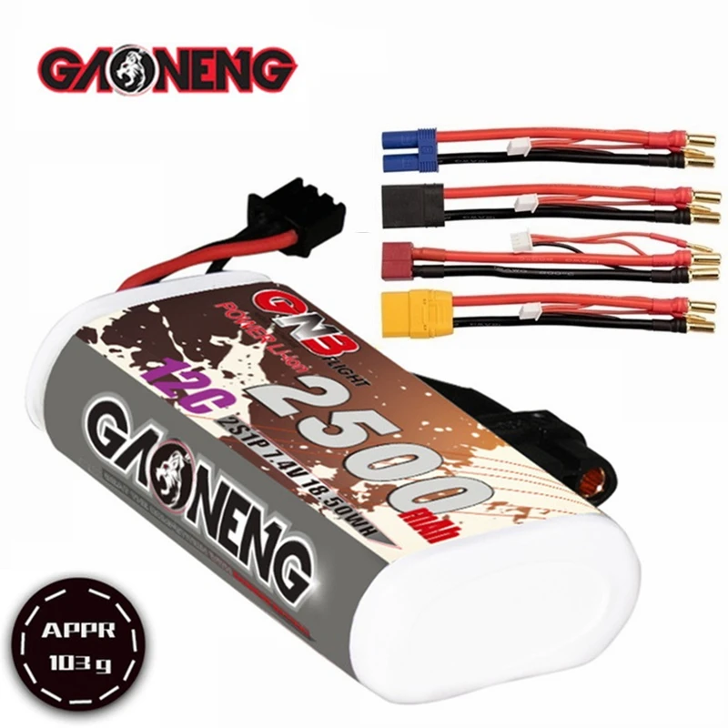 5 шт./компл. GNB FPV 2S 7,4 в 2500 мАч Lipo аккумулятор 12C/24C с разъемом XT60 XT90 T для FPV дрона радиоуправляемого вертолета автомобиля лодки БПЛА радиоуправл...
5 шт./компл. GNB FPV 2S 7,4 в 2500 мАч Lipo аккумулятор 12C/24C с разъемом XT60 XT90 T для FPV дрона радиоуправляемого вертолета автомобиля лодки БПЛА радиоуправл...