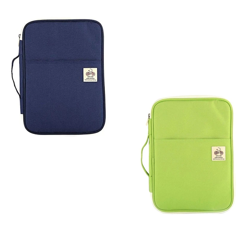 Multi-Functional Portfolio Travel File Organizer Waterproof A4 Document Bag Zippered Case Pouch for iPad,Journals
Multi-Functional Portfolio Travel File Organizer Waterproof A4 Document Bag Zippered Case Pouch for iPad,Journals