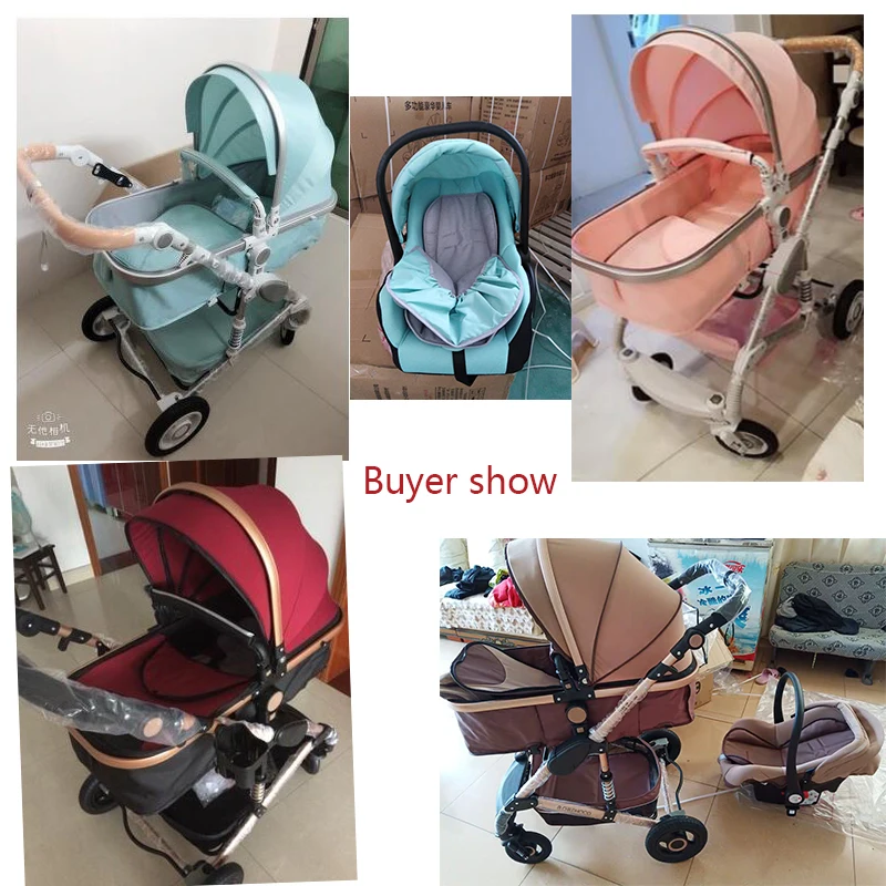 Pink and Gray Baby Stroller 2 in 3 in 1 High Landscape Strollers Eco Leather Shock Absorber Four Wheel Trolley Baby Pushchair
Pink and Gray Baby Stroller 2 in 3 in 1 High Landscape Strollers Eco Leather Shock Absorber Four Wheel Trolley Baby Pushchair