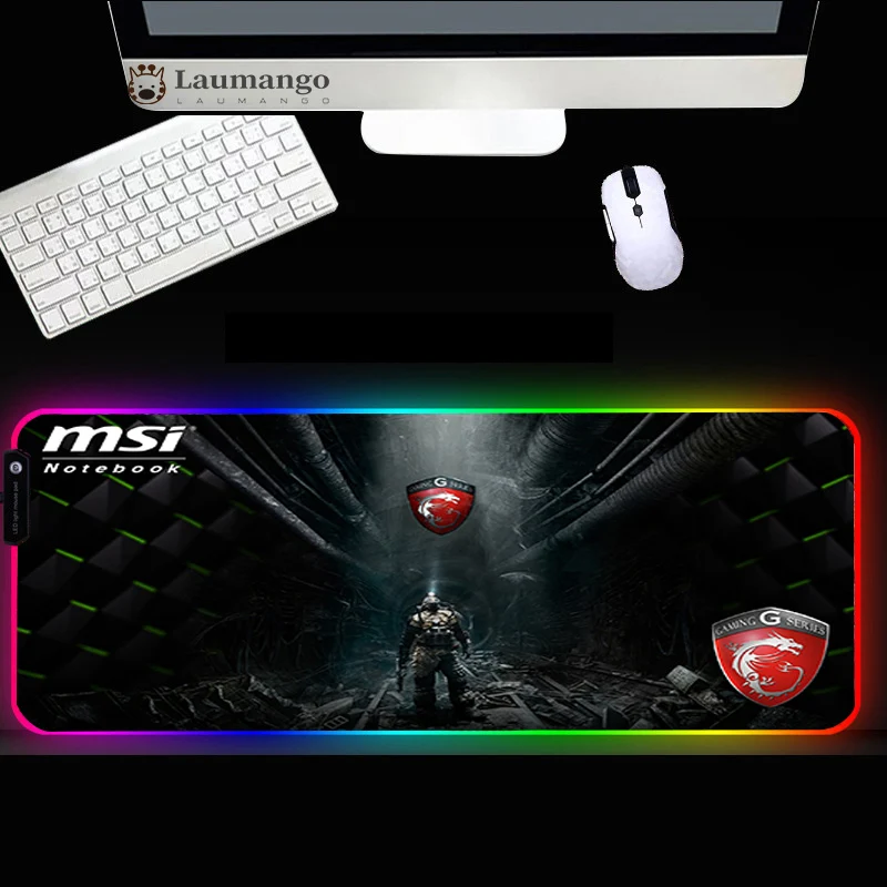 MSI Logo Mouse Pad RGB Popular LED Mousepad Gamer Young People's Favorite RGB Rubber Mouse mat 
MSI Logo Mouse Pad RGB Popular LED Mousepad Gamer Young People's Favorite RGB Rubber Mouse mat