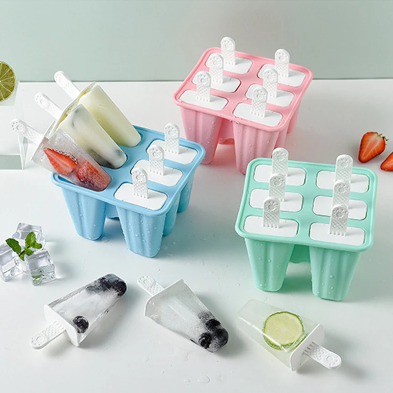 Popsicle Ice Mould 4/6 Cells DIY Popsicle Maker Summer Kitchen Bar Accessories Ice Cream Maker Popsicle Molds Dessert Molds Tool
Popsicle Ice Mould 4/6 Cells DIY Popsicle Maker Summer Kitchen Bar Accessories Ice Cream Maker Popsicle Molds Dessert Molds Tool